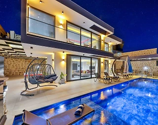 Kaş Kalkan'da Büyüleyici Doğa İçerisinde, Özel Havuzlu, Modern Villa - 1
