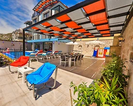 Kaş Kalkan'da Panoramik Deniz Manzaralı, Özel Havuzlu, Modern Villa - 3