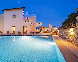 Kaş Kalkan'da Sonsuz Doğa Manzaralı, Özel Havuzlu, Estetik Villa - 3