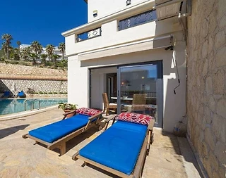 Kaş Kalkan'da Sonsuz Doğa Manzaralı, Özel Havuzlu, Estetik Villa - 5