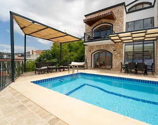 Kaş Kalkan'da Sonsuz Deniz Manzaralı, Özel Havuzlu, Modern Villa - 1