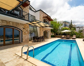 Kaş Kalkan'da Sonsuz Deniz Manzaralı, Özel Havuzlu, Modern Villa - 2