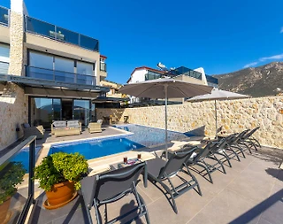 Kaş Kalkan'da Tasarımıyla Büyüleyen, Özel Havuzlu, Modern Villa - 1