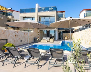 Kaş Kalkan'da Tasarımıyla Büyüleyen, Özel Havuzlu, Modern Villa - 2