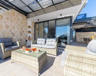 Kaş Kalkan'da Tasarımıyla Büyüleyen, Özel Havuzlu, Modern Villa - 4