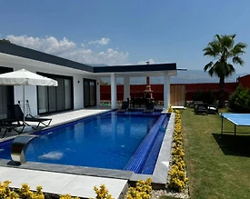Kaş Çavdır'da Doğa İçersinde, Özel Havuzlu, Konforlu Villa - 2
