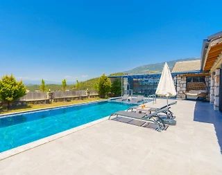 Kaş Kınık'da Sakin Konumda, Özel Havuzlu, 2+1 Villa - 3