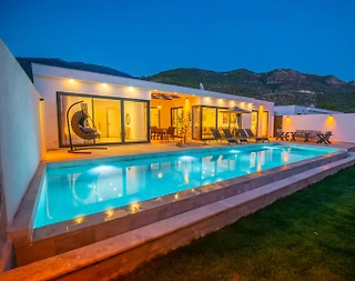 Kaş Kınık'ta Şehirden Uzakta, Özel Havuzlu, Lüks Villa - 4