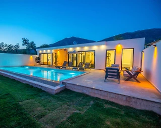 Kaş Kınık'ta Şehirden Uzakta, Özel Havuzlu, Lüks Villa - 5