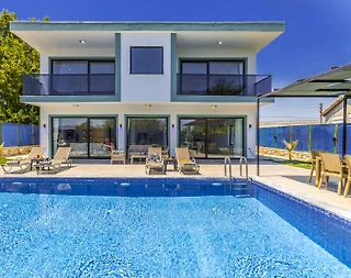 Kaş Kınık'ta Enfes Doğa İçerisinde, Özel Havuzlu, Ferah Villa - 2