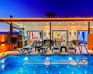 Kaş Kınık'ta Muhteşem Doğada, Özel Havuzlu, Muhafazakar Villa - 2