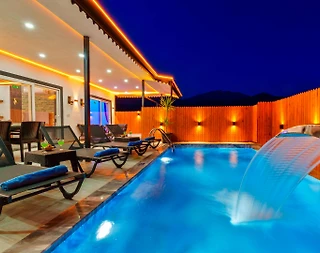 Kaş Kınık'ta Muhteşem Doğada, Özel Havuzlu, Muhafazakar Villa - 5