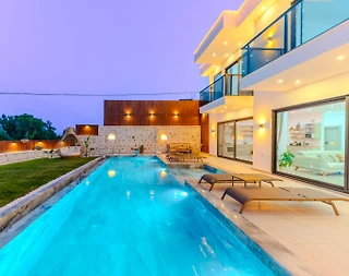 Kaş Kınık'ta Şehirden Uzakta, Özel Havuzlu, Lüks Villa - 4