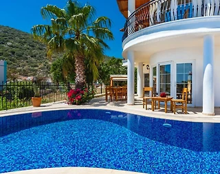 Kaş Kızıltaş'da Enfes Deniz Manzaralı, Özel Havuzlu, Merkezi Villa - 4