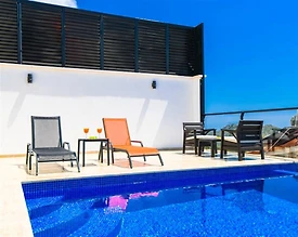 Kaş Kördere'de Balayı Çiftlerine Uygun, Özel Havuzlu, 1+1 Villa - 2