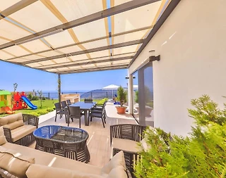 Kaş Kördere'de Enfes Doğa Manzaralı, Özel Havuzlu, Kiralık Villa - 4