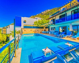 Kaş Kördere'de Eşsiz Deniz Manzaralı, Özel Havuzlu, Lüks Villa - 1