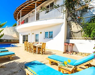 Kaş Kördere'de Geniş Ailelere Uygun, Özel Havuzlu, 10 Kişilik Villa - 3