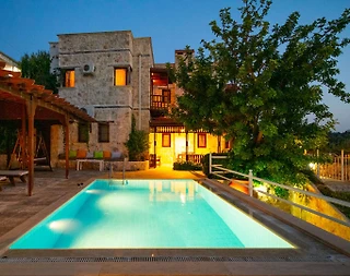 Kalkan Kördere'de Nezih Konumda, Özel Havuzlu, Kiralık Villa - 1