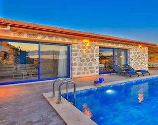 Kaş Gelemiş'de Denize Yakın Konumda, Özel Havuzlu, Kiralık Villa - 5