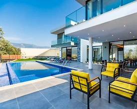 Kaş Patara'da Huzur Dolu Doğada, Özel Havuzlu, Modern Villa - 3