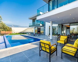 Kaş Patara'da Huzur Dolu Doğada, Özel Havuzlu, Modern Villa - 3