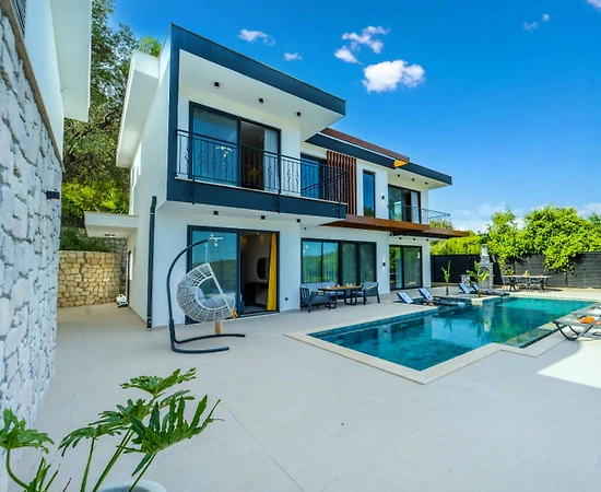 Kaş Pınarbaşı'nda Enfes Doğada, Özel Havuzlu, Kiralık Villa - 1
