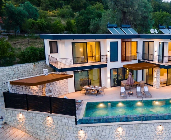 Kaş Pınarbaşı'nda Enfes Doğada, Özel Havuzlu, Kiralık Villa - 1