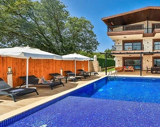 Kaş Pınarbaşı'nda Sakin Konumda, Özel Havuzlu, Modern Villa - 4