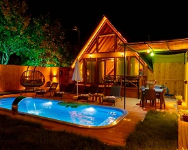 Kaş Sarıbelen'de Muhteşem Doğada, Özel Havuzlu, Lüks Bungalov - 2