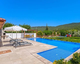 Kaş Sarıbelen'de Çekirdek Ailelere Uygun, Özel Havuzlu, Bahçeli Villa - 5