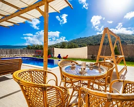 Kaş Sarıbelen'de Enfes Doğa İçerisinde, Özel Havuzlu, Taş Villa - 2