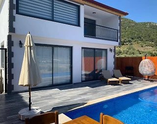 Kaş Sarıbelen'de Balayı Çiftlerine Uygun, Özel Havuzlu, Kiralık Villa - 2
