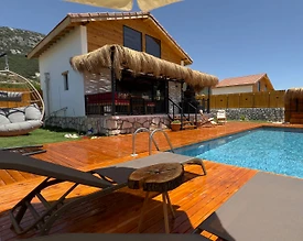 Kaş Sarıbelen'de Çekirdek Ailelere Uygun, Özel Havuzlu, 2+1 Villa - 2