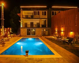 Kaş Sarıbelen'de Çekirdek Ailelere Uygun, Özel Havuzlu, Kiralık Villa - 2