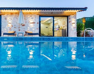 Kaş Hacıoğlan'da Muhteşem Doğada, Çocuk Oyun Alanlı, 4 Kişilik Villa - 2