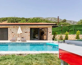 Kaş Hacıoğlan'da Muhteşem Doğada, Çocuk Oyun Alanlı, 4 Kişilik Villa - 5