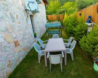 Kaş Sarıbelen'de Huzurlu Doğada, Özel Havuzlu, Jakuzili, Taş Villa - 3