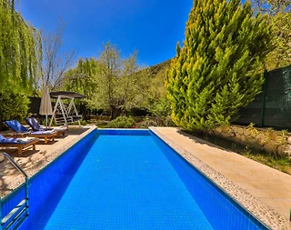 Kaş Sarıbelen'de Doğa İçerisinde, Özel Havuzlu, Bahçeli Villa - 5
