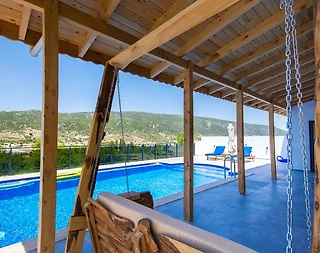 Kaş Sarıbelen'de Doğa İçerisinde, Özel Havuzlu, Modern Villa - 4