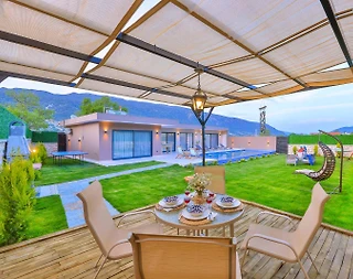 Kaş Sarıbelen'de Doğa İle İç İçe, Özel Havuzlu, 4 Kişilik Villa - 4