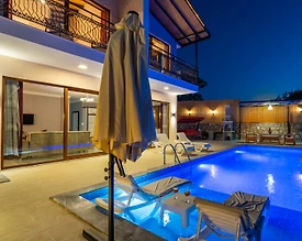 Kaş Sarıbelen'de Doğa Manzaralı, Özel Havuzlu, 2+1 Villa - 2