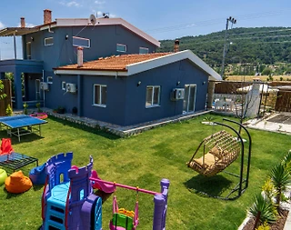 Kaş Sarıbelen'de Doğa Manzaralı, Özel Havuzlu, Lüks Villa - 1