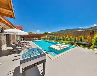 Kaş Sarıbelen'de Doğayla İç İçe, Özel Havuzlu, Konforlu Villa - 3