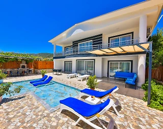 Kaş Sarıbelen'de Ferah Bahçe İçerisinde, Özel Havuzlu, Modern Villa - 1
