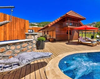 Kaş Sarıbelen'de Gözlerden Uzak, Özel Havuzlu, 5 Kişilik Villa - 1