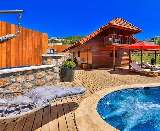 Kaş Sarıbelen'de Gözlerden Uzak, Özel Havuzlu, 5 Kişilik Villa - 1