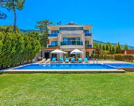 Kaş Sarıbelen'de Kalabalık Aileler İçin Uygun, Özel Havuzlu, Kiralık Villa - 3