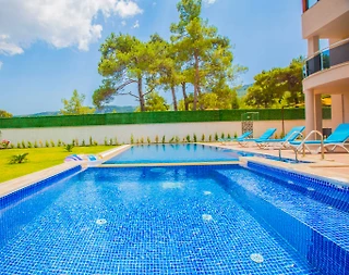 Kaş Sarıbelen'de Kalabalık Aileler İçin Uygun, Özel Havuzlu, Kiralık Villa - 5