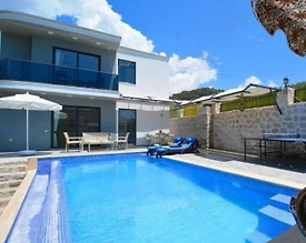 Kaş Sarıbelen'de Muhteşem Doğada, Özel Havuzlu, 1+1 Villa - 3